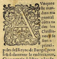 An illustration from Historia de las missiones que han hecho los religiosos de la Compañia de Iesus, para predicar el Sancto Euangelio en la India oriental, y en los reynos de la China y Iapon. (1601)