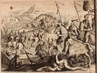 An illustration from Historia de la vida y hechos del emperador Carlos V. maximo : fortissimo, rey catholico de España, y de las Indias, islas, y tierra firme del mar oceano, &c (1681)