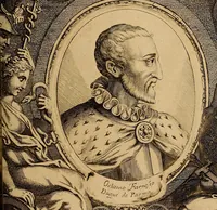 An illustration from Historia de la vida y hechos del emperador Carlos V. maximo : fortissimo, rey catholico de España, y de las Indias, islas, y tierra firme del mar oceano, &c (1681)