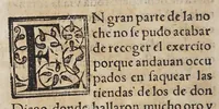 An illustration from Historia del descubrimiento y conquista de las prouincias del Peru, : y de los successos que en ella ha auido, desde que se conquistò, hasta que el licenciado de la Gasca obispo de Siguença boluio a estos reynos: y de las cosas naturales que en la dicha prouincia se hallan dignas de memoria. (1578)