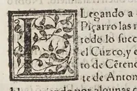 An illustration from Historia del descubrimiento y conquista de las prouincias del Peru, : y de los successos que en ella ha auido, desde que se conquistò, hasta que el licenciado de la Gasca obispo de Siguença boluio a estos reynos: y de las cosas naturales que en la dicha prouincia se hallan dignas de memoria. (1578)