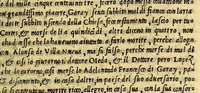 An illustration from Historia del illustriss. et ualorosiss. capitano don Ferdinando Cortes marchese della ualle, et quando discoperse, et acquisto la Nuoua Hispagna. (1556)