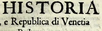 An illustration from Historia della Città e Republica di Venetia (1637)