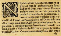 An illustration from Historia del leuantamiento de Portugal. (1644)