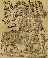 An illustration from Historia de los Vandos, de los Zegries, y Abencerrages cavalleros Moros de Granada, de las cmiles guerras que vuo en ella, y batallas particulares que vuo en la Vega entre Moros y Christianos, hasta que el Rey Don Fernando Quinto la ganó : Agora nvevamente sacada de un libro Arauigo, cuyo autor de vista fue un Moro llamado Aben Hamin ... (1610)