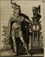 An illustration from Historia deorum fatidicorum, vatum, sibyllarum, phoebadum, apud priscos illustrium : cum eorum iconibus : præposita est dissertatio de divinatione et oraculis (1675)