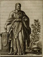 An illustration from Historia deorum fatidicorum, vatum, sibyllarum, phoebadum, apud priscos illustrium : cum eorum iconibus : præposita est dissertatio de divinatione et oraculis (1675)