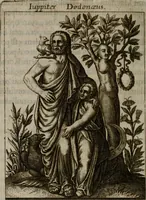 An illustration from Historia deorum fatidicorum, vatum, sibyllarum, phoebadum, apud priscos illustrium : cum eorum iconibus : præposita est dissertatio de divinatione et oraculis (1675)