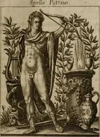 An illustration from Historia deorum fatidicorum, vatum, sibyllarum, phoebadum, apud priscos illustrium : cum eorum iconibus : præposita est dissertatio de divinatione et oraculis (1675)