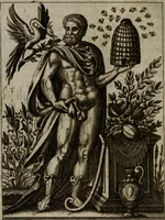An illustration from Historia deorum fatidicorum, vatum, sibyllarum, phoebadum, apud priscos illustrium : cum eorum iconibus : præposita est dissertatio de divinatione et oraculis (1675)