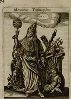 An illustration from Historia deorum fatidicorum, vatum, sibyllarum, phoebadum, apud priscos illustrium : cum eorum iconibus : præposita est dissertatio de divinatione et oraculis (1675)