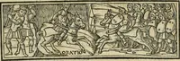 An illustration from Historia de uita et gestis Scanderbegi Epirotarum principis (1508)