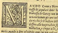 An illustration from Historia di Mexico, et quando si discoperse la nuoua Hispagne, conquistata per illustriss. et ualoroso principe. don Ferdinando Cortese marchese del Valle. (1556)