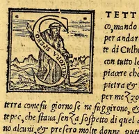 An illustration from Historia di Mexico, et quando si discoperse la nuoua Hispagne, conquistata per illustriss. et ualoroso principe. don Ferdinando Cortese marchese del Valle. (1556)