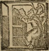 An illustration from Historia do bemauenturado Sam Ioão de Sahagum, patrão Salamantino, primeyra[-segunda] parte (1609)