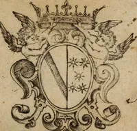 An illustration from Historia do bemauenturado Sam Ioão de Sahagum, patrão Salamantino, primeyra[-segunda] parte (1609)