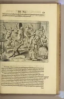 An illustration from Historiae antipodum, siue Novi orbis, qui vulgo Americae, & Indiae Occidentalis nomine vsurpatur, pars tertia, : Complectens admirandam cum ipsius terrae Brasiliae, tum incolarum eius barbarorum & antropophagorum historiam libris tribus descriptam: Quorum I. Primo continetur narratio profectionis Ioannis Stadij Hessi in Brasiliam, qui à barbaris interceptus, nouemque menses inter eos versatus est, II. Diegesis historica naturam coeli solique Brasiliensis, vt & auiam, ferarum, piscium, arborum item caeterorumq[ue] vegetabilium illius terrae experimens. III. Luculientissima descriptio itineris Iohannis Lerij Burgundi, quod in easdem terras suscepit. (1630)