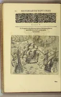 Picture 6 of 44 from Historiae antipodum, siue Novi orbis, qui vulgo Americae, & Indiae Occidentalis nomine vsurpatur, pars tertia, : Complectens admirandam cum ipsius terrae Brasiliae, tum incolarum eius barbarorum & antropophagorum historiam libris tribus descriptam: Quorum I. Primo continetur narratio profectionis Ioannis Stadij Hessi in Brasiliam, qui à barbaris interceptus, nouemque menses inter eos versatus est, II. Diegesis historica naturam coeli solique Brasiliensis, vt & auiam, ferarum, piscium, arborum item caeterorumq[ue] vegetabilium illius terrae experimens. III. Luculientissima descriptio itineris Iohannis Lerij Burgundi, quod in easdem terras suscepit. (1630), leaf 28