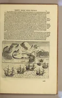 Picture 7 of 26 from Historiae antipodum siue Noui Orbis, qui vulgo Americae et Indiae Occidentalis nomine vsurpatur, pars nona: : continens veram et genvinam descriptionem duarum nauigationum Hollandicarum, quas Batavi diversas orbis partes magno animo, etsi varia fortuna, susceperunt. I. Et primo quidem libro narratur, quo pacto quinq[ue] naues, quae Amsterdamo soluerant. Magellanici freti angustiis superatis in Moluccas insulas pertendere conatae, diuerso euentu vsae fuerint, tribus scopum suum affecutis, duabus reliquis in periculoso illo stricto vi tempestarum variè afflectis, irritoque conamine tandem domum redire compulsis. II. Secundo libro felix & admirabilis Oliuerii van-der-Noort totius orbis periplus percensetur, vbi permulta memoratu dignissima, quae toto illo itinere occurrerunt, verè describuntur. Omnia hactenus confuse nec suo loco edita: nunc verò sublatis innumeris mendiis, interpretum Ablepsia admissis, decenter & ordine accurata: (1633), leaf 21