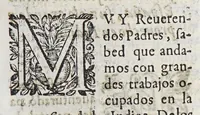 An illustration from Historia eclesiastica de nuestros tiempos, : que es compendio de los excelentes frutos que en ellos el estado eclesiastico y sagradas religiones han hecho y hazen, en la conuersion de idolatras y reducion de hereges. Y de los ilustres martirios de varones apostolicos, que en esta heroicas empressas han padecido. (1611)