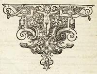 An illustration from Historiae Francorvm ab anno Christi DCCCC ad Ann. M.CC.LXXXV scriptores veteres XI : in quibus Glaber ... [et al.] extrema stirpis Carolinae et Capetiorvm regvm res gestas vsque ad Philippum, D. Ludouici filium regem, explicantes (1596)