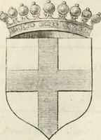 An illustration from Historia genealogica da casa real portugueza : desde a sua origem até o presente, com as familias illustres, que precedem dos reys, e dos serenissimos duques de Bragança ... (1735)