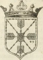An illustration from Historia genealogica da casa real portugueza : desde a sua origem até o presente, com as familias illustres, que precedem dos reys, e dos serenissimos duques de Bragança ... (1735)