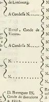 An illustration from Historia genealogica da casa real portugueza : desde a sua origem até o presente, com as familias illustres, que precedem dos reys, e dos serenissimos duques de Bragança ... (1735)