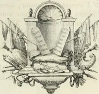 An illustration from Historia genealogica da casa real portugueza : desde a sua origem até o presente, com as familias illustres, que precedem dos reys, e dos serenissimos duques de Bragança ... (1735)
