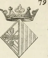 An illustration from Historia genealogica da casa real portugueza : desde a sua origem até o presente, com as familias illustres, que precedem dos reys, e dos serenissimos duques de Bragança ... (1735)