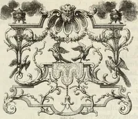An illustration from Historia genealogica da casa real portugueza : desde a sua origem até o presente, com as familias illustres, que precedem dos reys, e dos serenissimos duques de Bragança ... (1735)