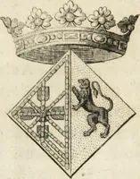 An illustration from Historia genealogica da casa real portugueza : desde a sua origem até o presente, com as familias illustres, que precedem dos reys, e dos serenissimos duques de Bragança ... (1735)