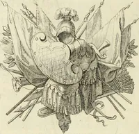 An illustration from Historia genealogica da casa real portugueza : desde a sua origem até o presente, com as familias illustres, que precedem dos reys, e dos serenissimos duques de Bragança ... (1735)