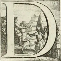 An illustration from Historia genealogica da casa real portugueza : desde a sua origem até o presente, com as familias illustres, que precedem dos reys, e dos serenissimos duques de Bragança ... (1735)