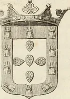 An illustration from Historia genealogica da casa real portugueza : desde a sua origem até o presente, com as familias illustres, que precedem dos reys, e dos serenissimos duques de Bragança ... (1735)