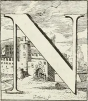 An illustration from Historia genealogica da casa real portugueza : desde a sua origem até o presente, com as familias illustres, que precedem dos reys, e dos serenissimos duques de Bragança ... (1735)