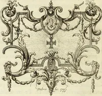 An illustration from Historia genealogica da casa real portugueza : desde a sua origem até o presente, com as familias illustres, que precedem dos reys, e dos serenissimos duques de Bragança ... (1735)