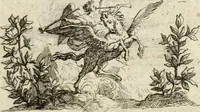 An illustration from Historia genealogica da casa real portugueza : desde a sua origem até o presente, com as familias illustres, que precedem dos reys, e dos serenissimos duques de Bragança ... (1735)