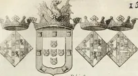 Picture 14 of 51 from Historia genealogica da casa real portugueza : desde a sua origem até o presente, com as familias illustres, que precedem dos reys, e dos serenissimos duques de Bragança ... (1735), leaf 188