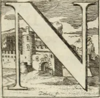 An illustration from Historia genealogica da casa real portugueza : desde a sua origem até o presente, com as familias illustres, que precedem dos reys, e dos serenissimos duques de Bragança ... (1735)