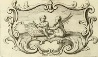 An illustration from Historia genealogica da casa real portugueza : desde a sua origem até o presente, com as familias illustres, que precedem dos reys, e dos serenissimos duques de Bragança ... (1735)