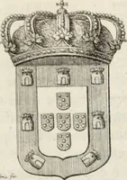 An illustration from Historia genealogica da casa real portugueza : desde a sua origem até o presente, com as familias illustres, que precedem dos reys, e dos serenissimos duques de Bragança ... (1735)