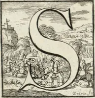 An illustration from Historia genealogica da casa real portugueza : desde a sua origem até o presente, com as familias illustres, que precedem dos reys, e dos serenissimos duques de Bragança ... (1735)