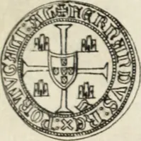 An illustration from Historia genealogica da casa real portugueza : desde a sua origem até o presente, com as familias illustres, que precedem dos reys, e dos serenissimos duques de Bragança ... (1735)
