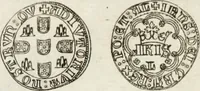 An illustration from Historia genealogica da casa real portugueza : desde a sua origem até o presente, com as familias illustres, que precedem dos reys, e dos serenissimos duques de Bragança ... (1735)
