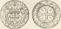 An illustration from Historia genealogica da casa real portugueza : desde a sua origem até o presente, com as familias illustres, que precedem dos reys, e dos serenissimos duques de Bragança ... (1735)