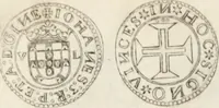An illustration from Historia genealogica da casa real portugueza : desde a sua origem até o presente, com as familias illustres, que precedem dos reys, e dos serenissimos duques de Bragança ... (1735)