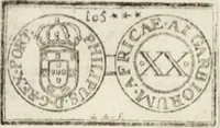 An illustration from Historia genealogica da casa real portugueza : desde a sua origem até o presente, com as familias illustres, que precedem dos reys, e dos serenissimos duques de Bragança ... (1735)