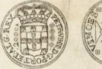 An illustration from Historia genealogica da casa real portugueza : desde a sua origem até o presente, com as familias illustres, que precedem dos reys, e dos serenissimos duques de Bragança ... (1735)