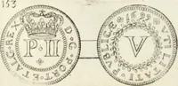 An illustration from Historia genealogica da casa real portugueza : desde a sua origem até o presente, com as familias illustres, que precedem dos reys, e dos serenissimos duques de Bragança ... (1735)